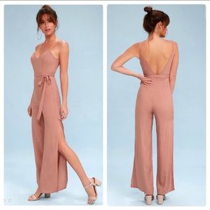 Lulus Winning Chic Mauve Pink Jumpsuit